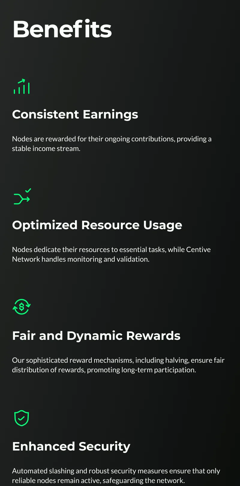 Centive benefits mobile